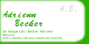 adrienn becker business card
